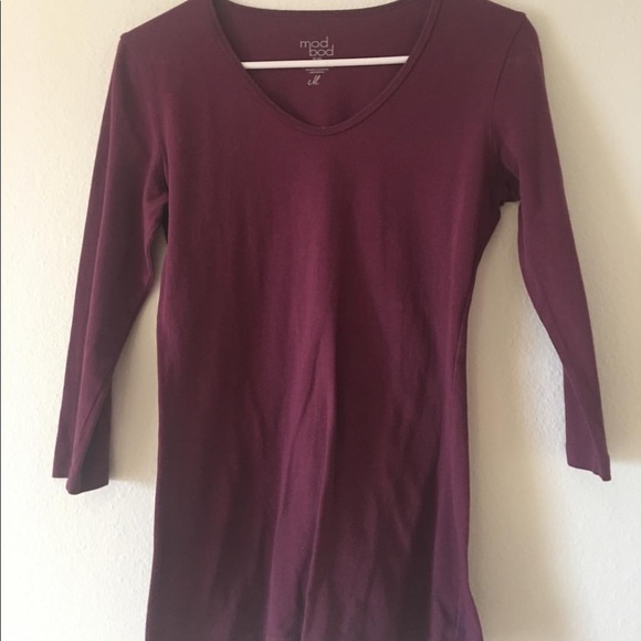 3/4 length basic tee - Picture 2 of 2